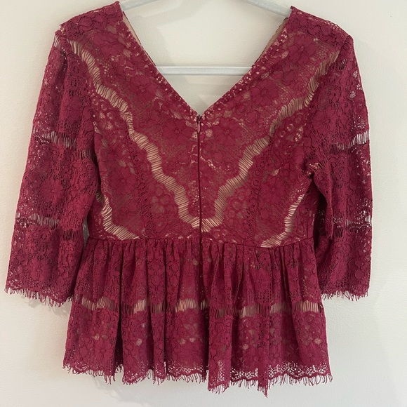Anthropologie MAEVE Lace Top - Picture 5 of 7